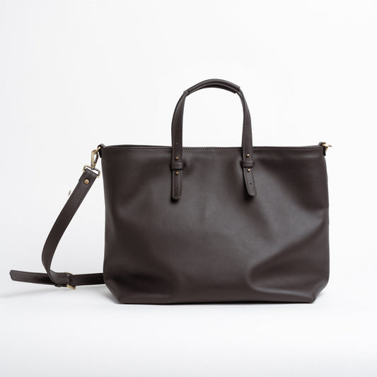 Tote Bag in Dark Brown