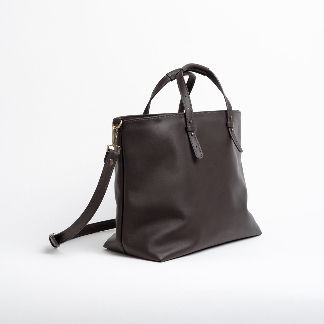 Tote Bag in Dark Brown