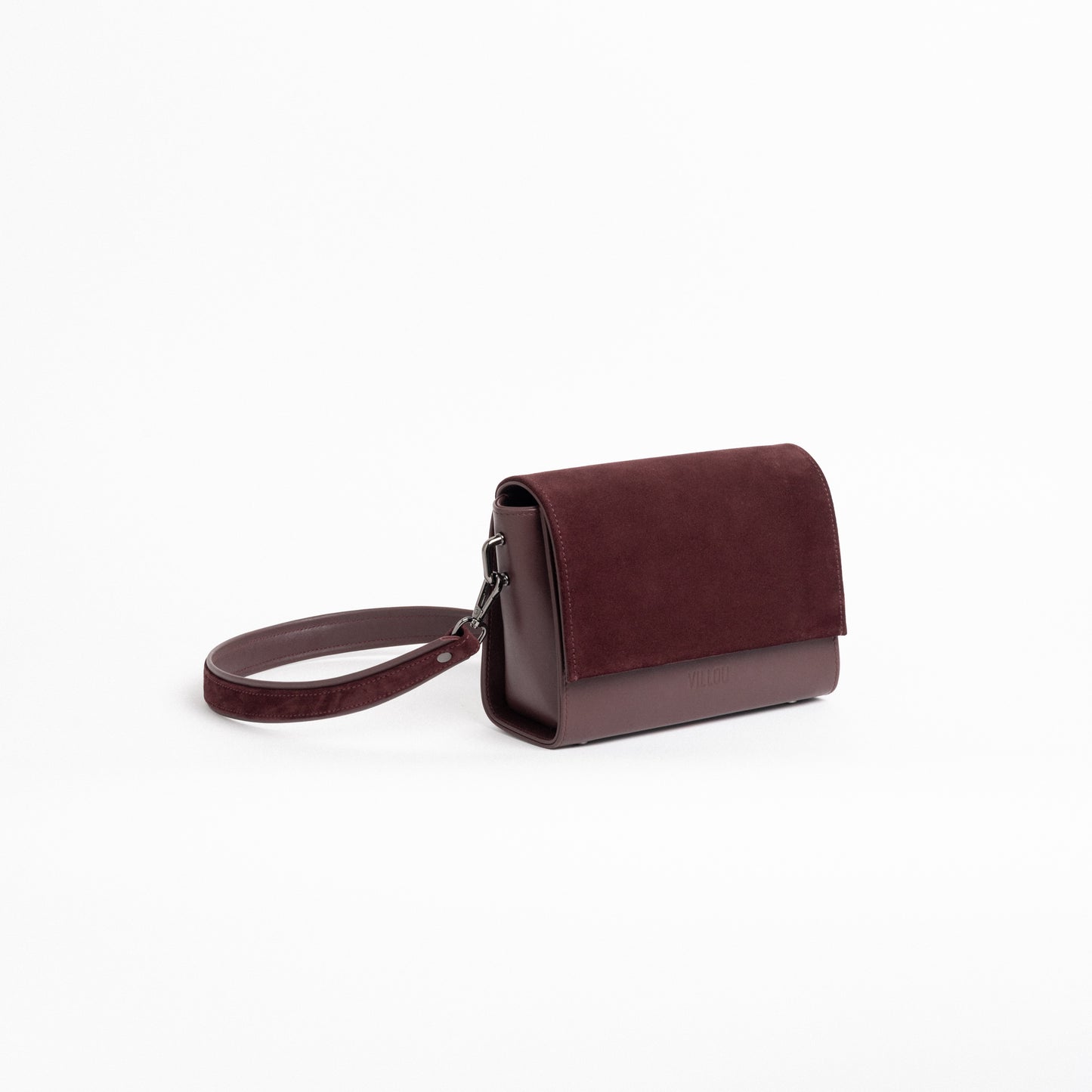 FLOW Shoulder Bag in Burgundy