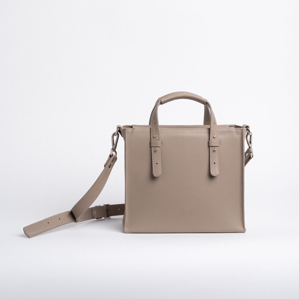 Fair & Square Bag in Beige