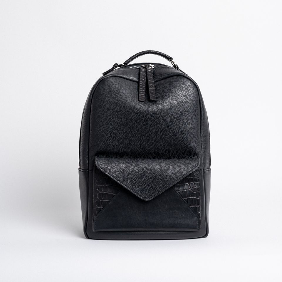 Envelope Backpack in Black